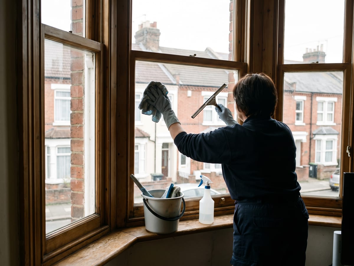 Cleaning work