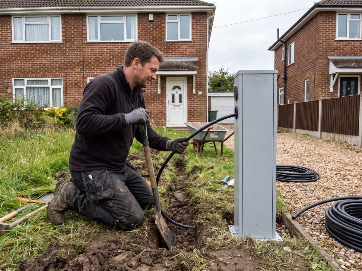 EV charge point installation