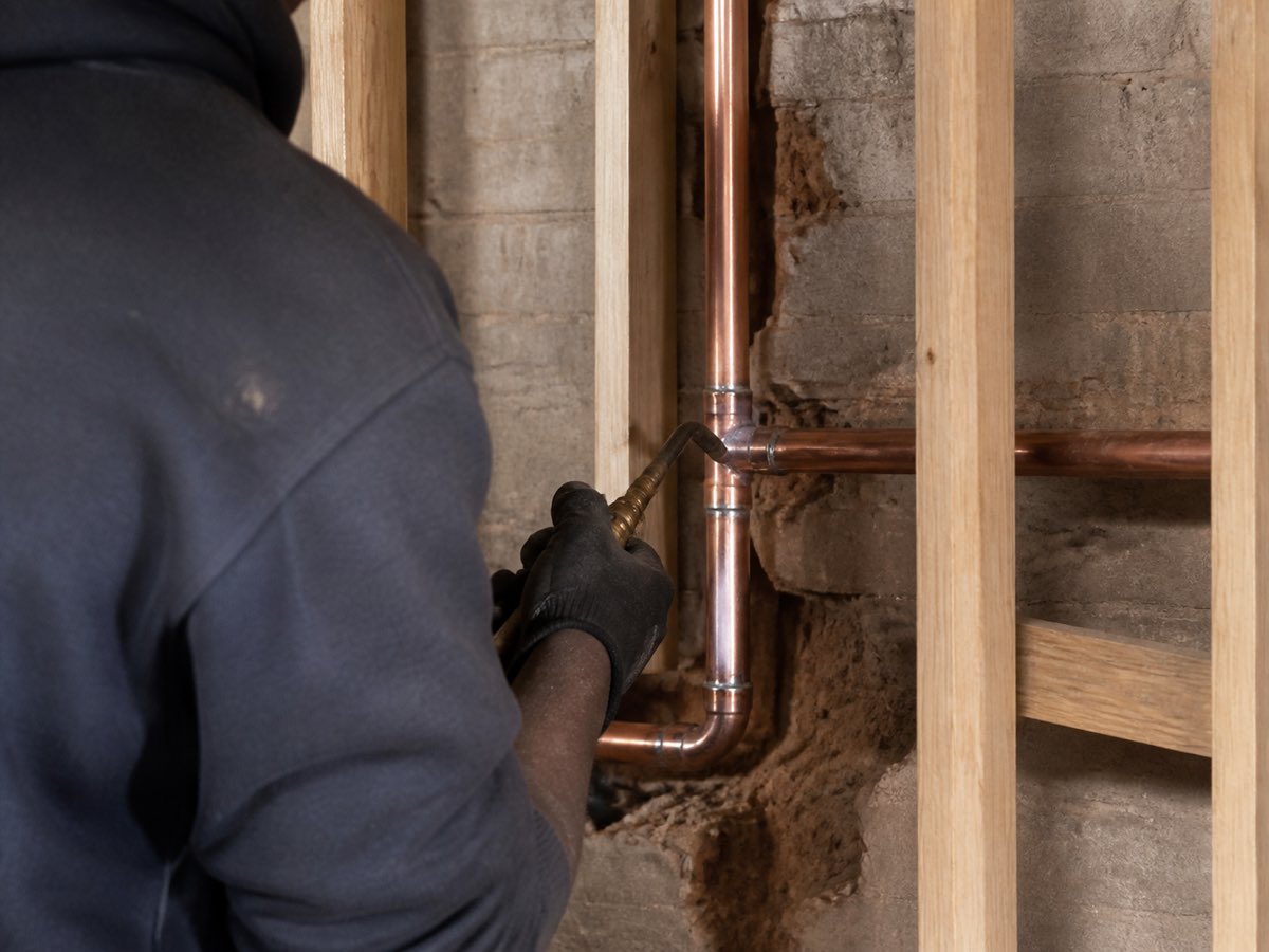 Plumbing work