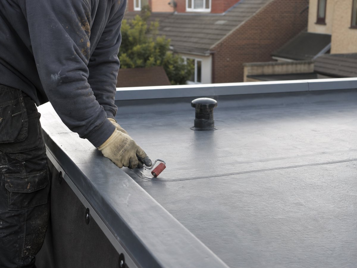 Roofing work