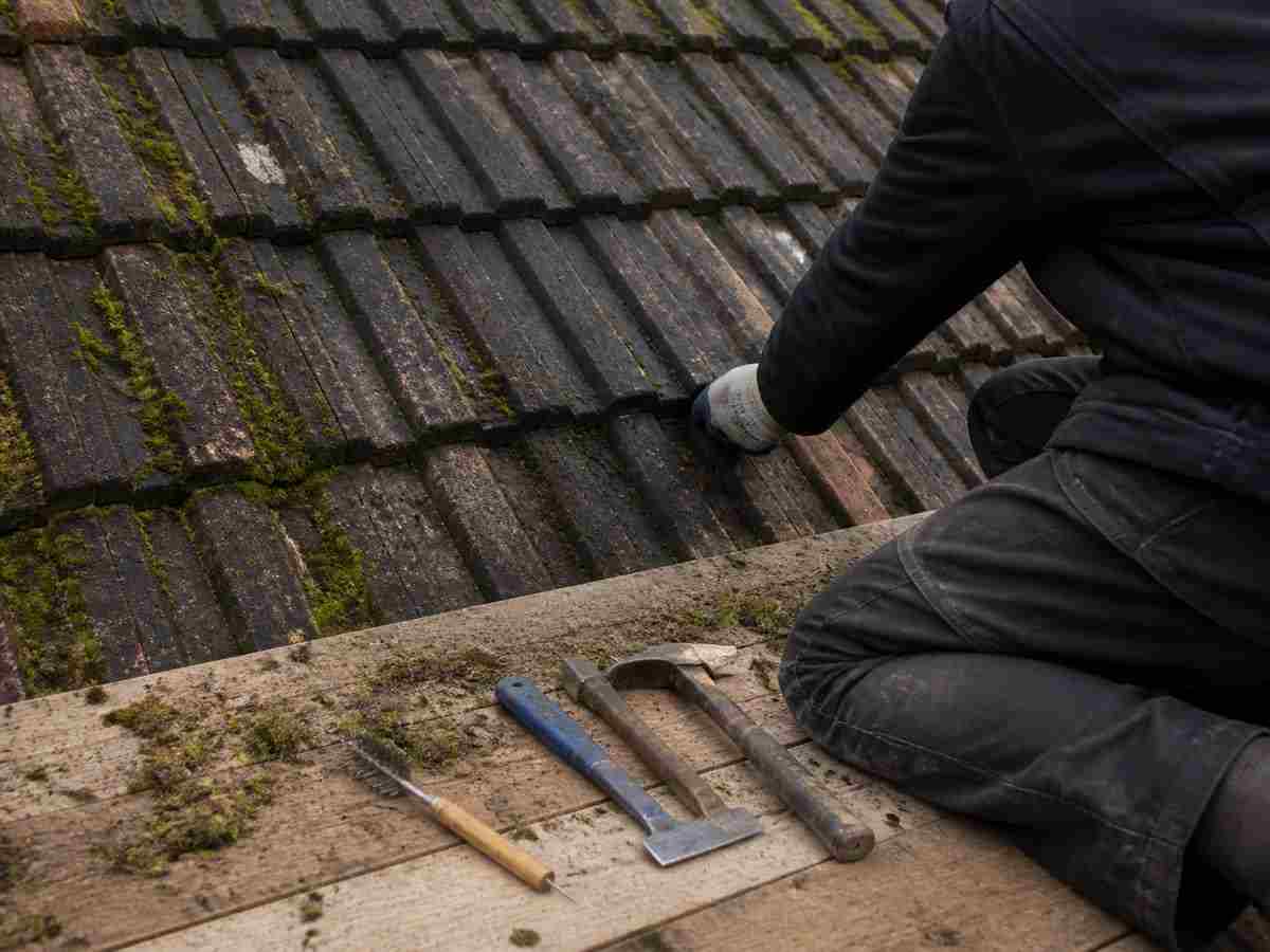 Roofing work