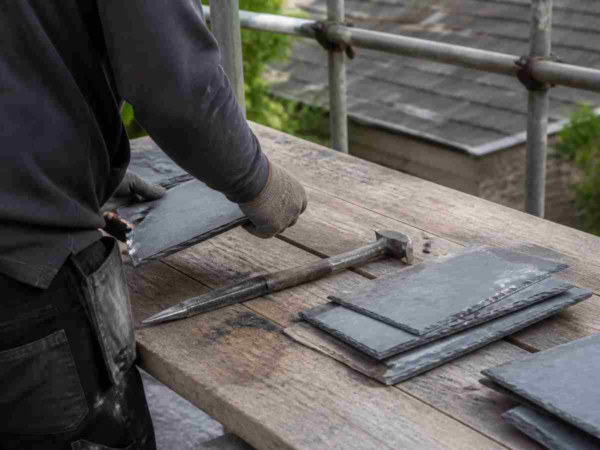 Roofing work