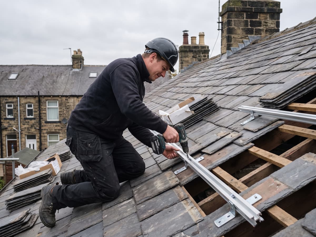 Solar panel installation