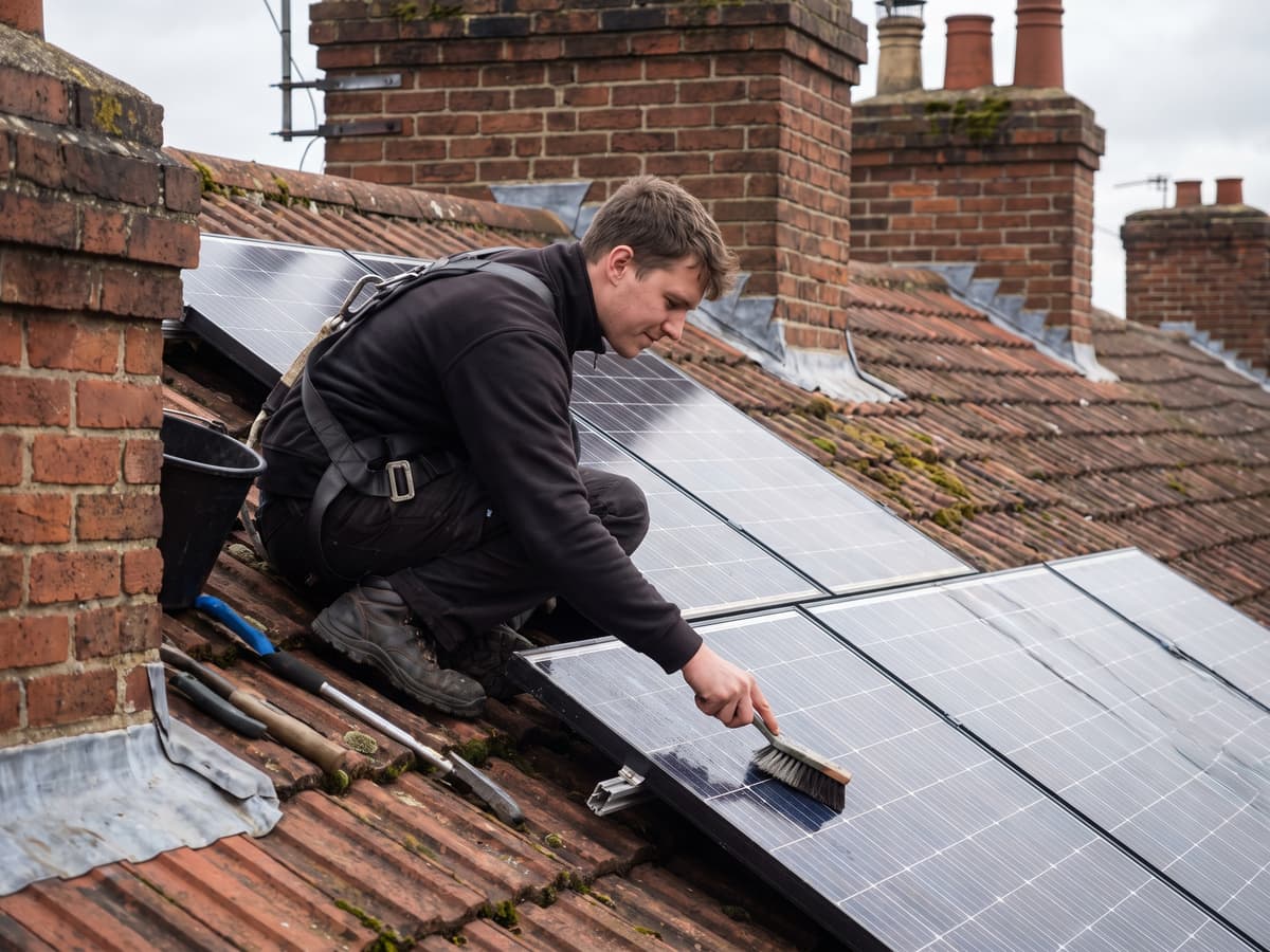 Solar panel installation